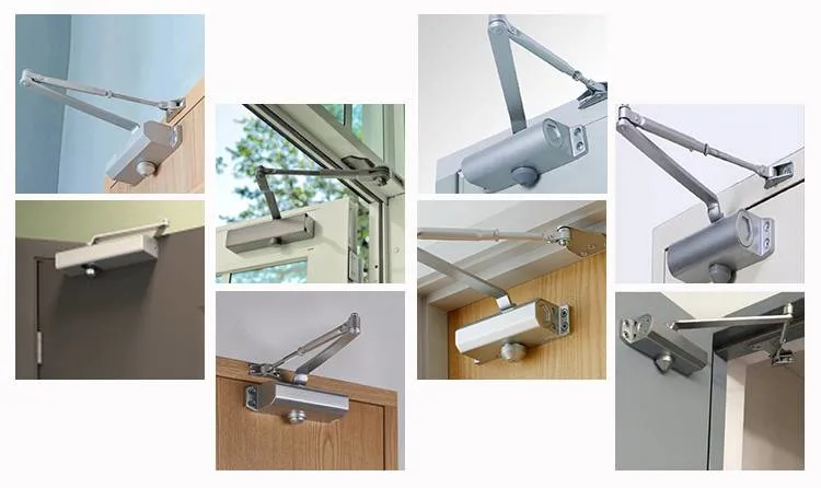 Aluminum Alloy Door Closer Heavy Duty to Hold Open Door Closer